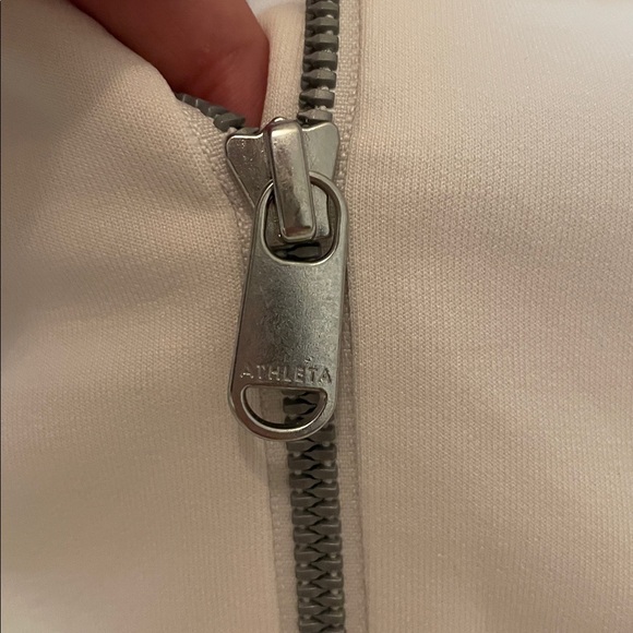 NWOT Athleta Seaside Quarter Zip White | Women’s Size XL - Picture 7 of 10